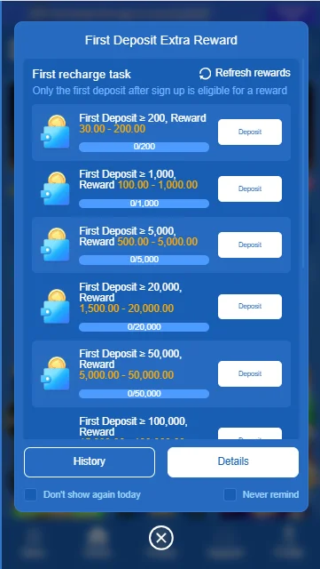 hm77 deposit